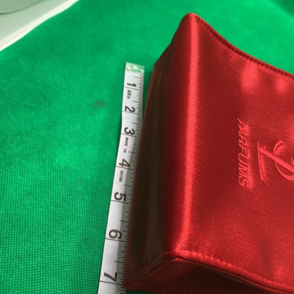 Yves Saint Laurent YSL Perfume Red Satin Bag - Picture 9 of 12